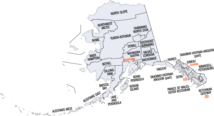 Alaska map